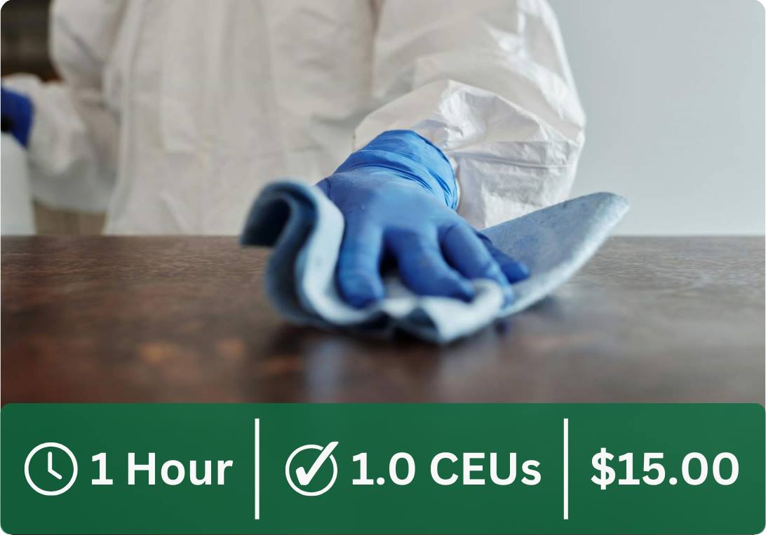 This course is 1 hour and 1.0 CEUs. It costs $15.00.